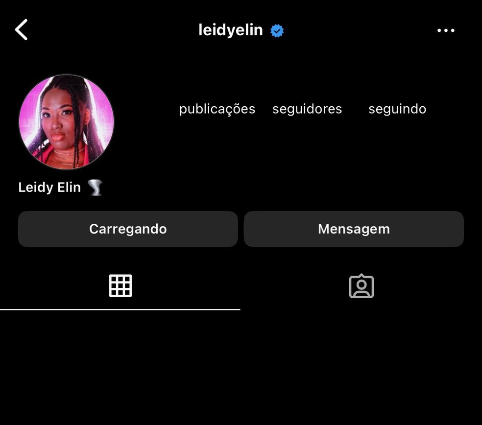 Instagram de de Leidy Elin, do 'BBB' 24, está fora do ar — Foto: Reprodução/Redes sociais