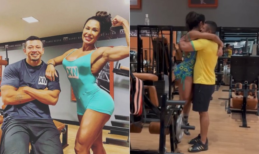 O personal trainer Gilson de Oliveira e a influenciadora digital Gracyanne Barbosa se conheceram em 2021 e se aproximaram em 2022, quando passaram a treinar juntos na mesma academia de musculação