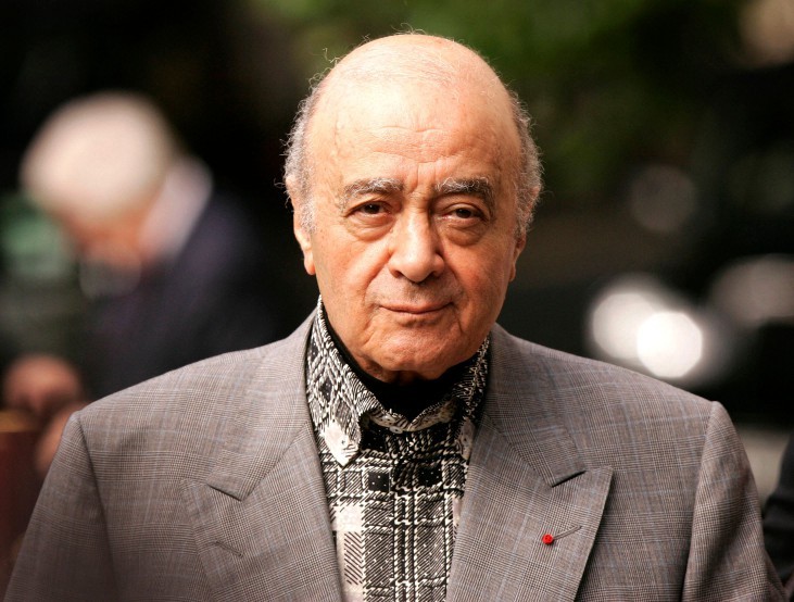 Magnata egípcio Mohamed Al Fayed — Foto: SHAUN CURRY / AFP