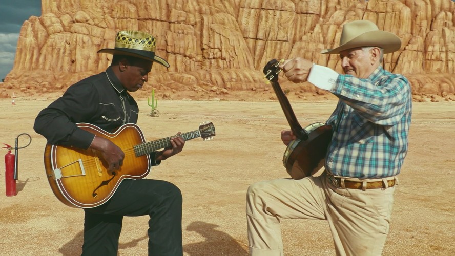 Seu Jorge em 'Asteroid City', novo filme de Wes Anderson