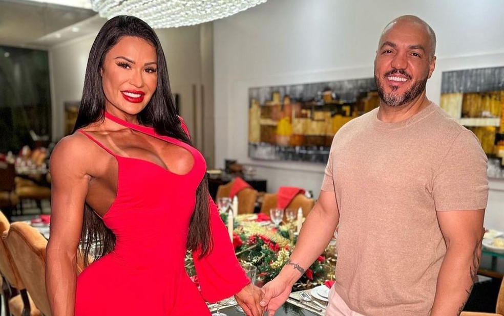 Gracy e Belo sempre negaram boatos de que caso extraconjugal durante casamento do cantor com Viviane Araujo — Foto: Reprodução/Instagram