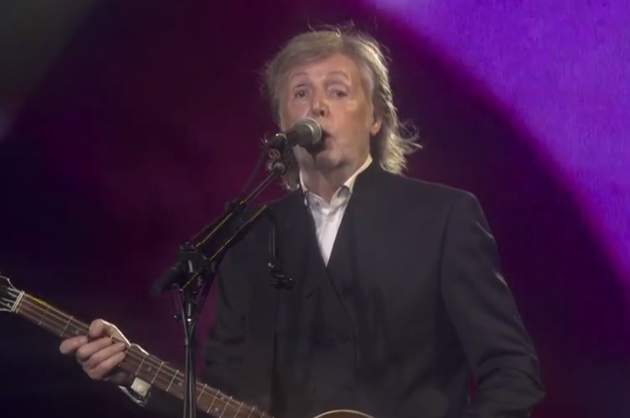 Paul McCartney durante show no Maracanã