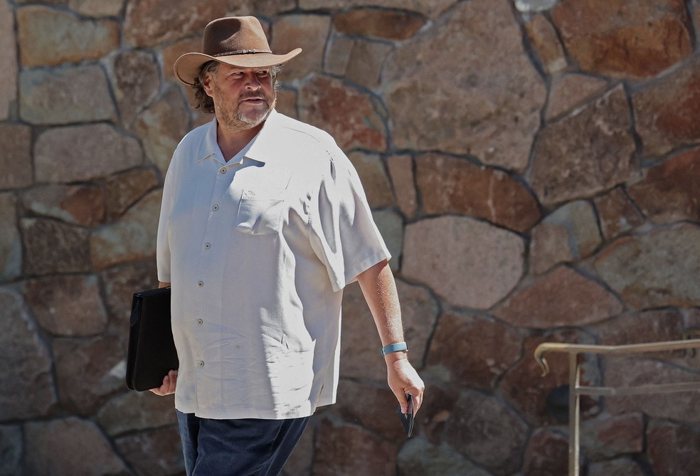 Marc Benioff, CEO da Salesforce — Foto: AFP