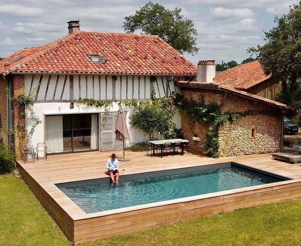 Maison Lafleur, em Le Vignau, França  — Foto: Airbnb / Reprodução