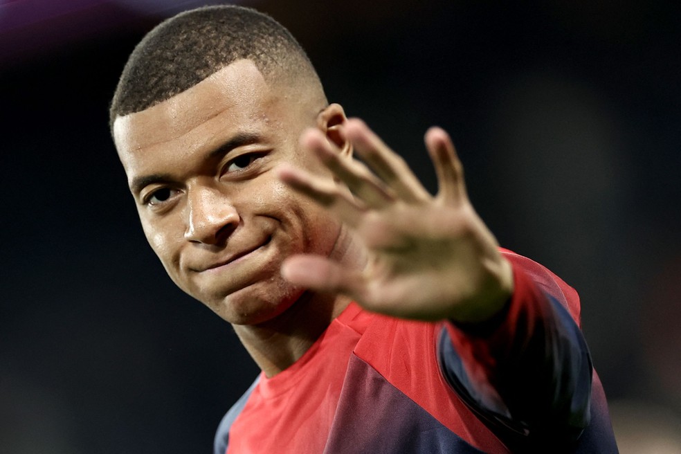 Mbappé é o novo reforço do Real Madrid para a temporada de 2024/25 — Foto: Franck Fife/AFP