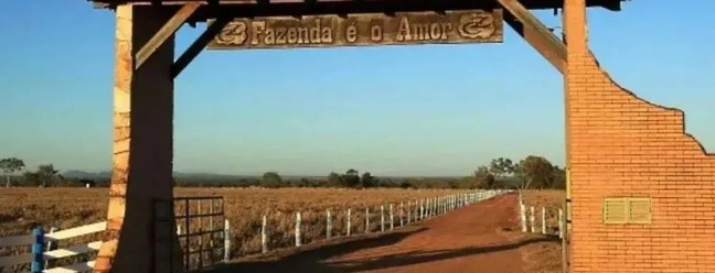 A fazenda de Zezé de Camargo em Goiás — Foto: Reprodução