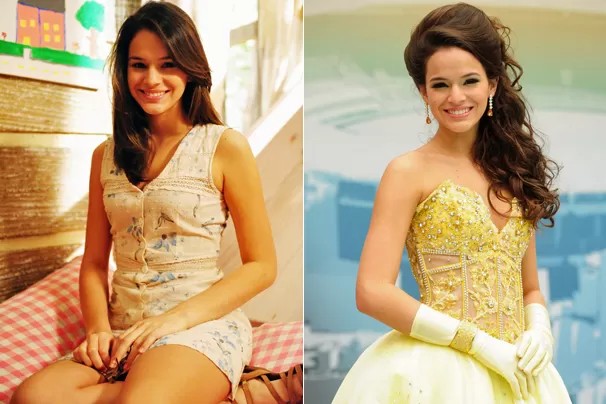 Já adolescente, Bruna Marquezine fez Teresinha, em "Araguaia" (2010), e Belezinha, em "Aquele Beijo" (2011)