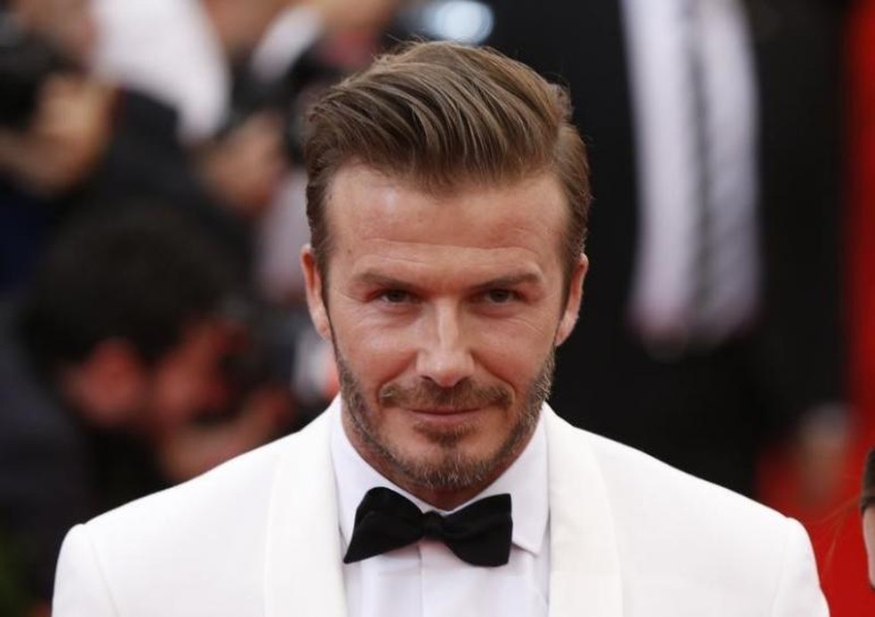 David Beckham, de 47 anos, também tem a síndrome de Tourette — Foto: AFP