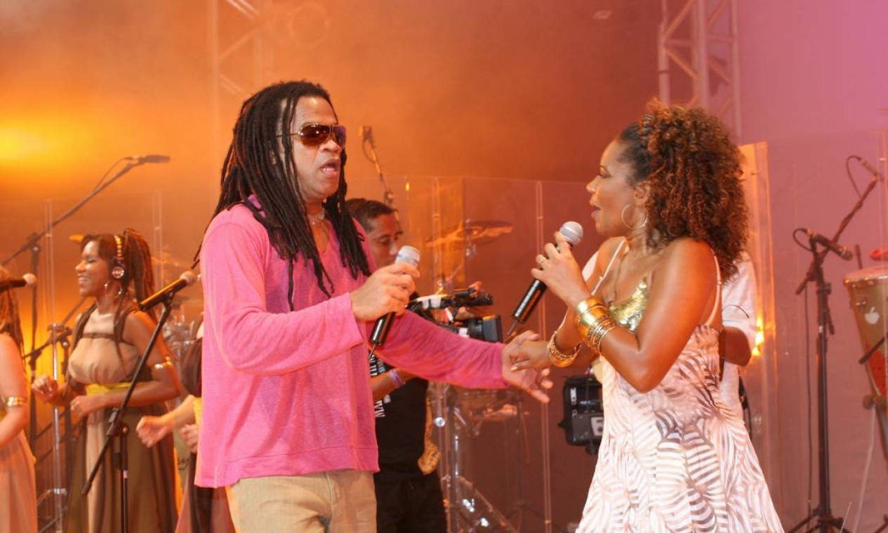 Margareth Menezes e Carlinhos Brown — Foto: Divulgação