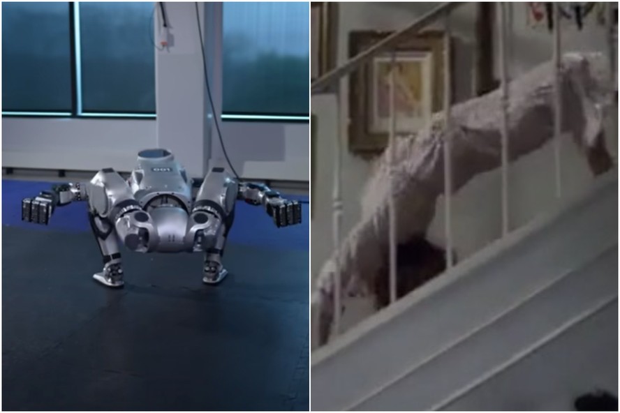 ‘O exorcista’: novo robô humanoide faz contorcionismo para se levantar, e internautas brincam com semelhança entre a imagem e o filme