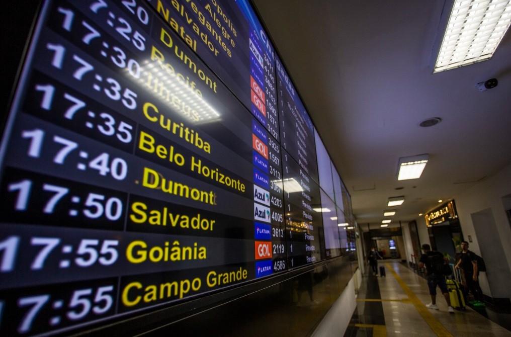 Congonhas já foi o mais movimentado do país, mas perdeu o posto para o terminal de Guarulhos, na região metropolitana de São Paulo, que passou a receber uma parte dos voos nacionais e todos os internacionais — Foto: Maria Isabel Oliveira/ Agência O Globo