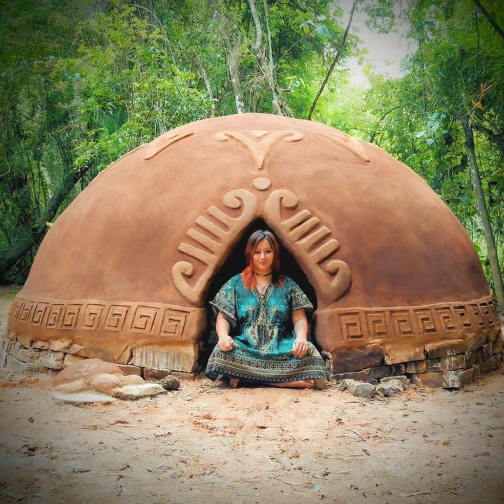 Temazcal de Lais Yumi — Foto: Divulgação