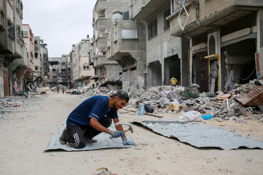 Palestino na Faixa de Gaza