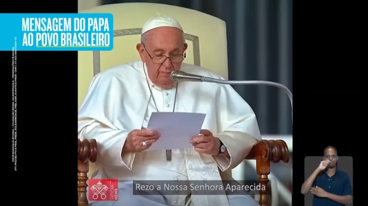 Papa Francisco na propaganda de Lula