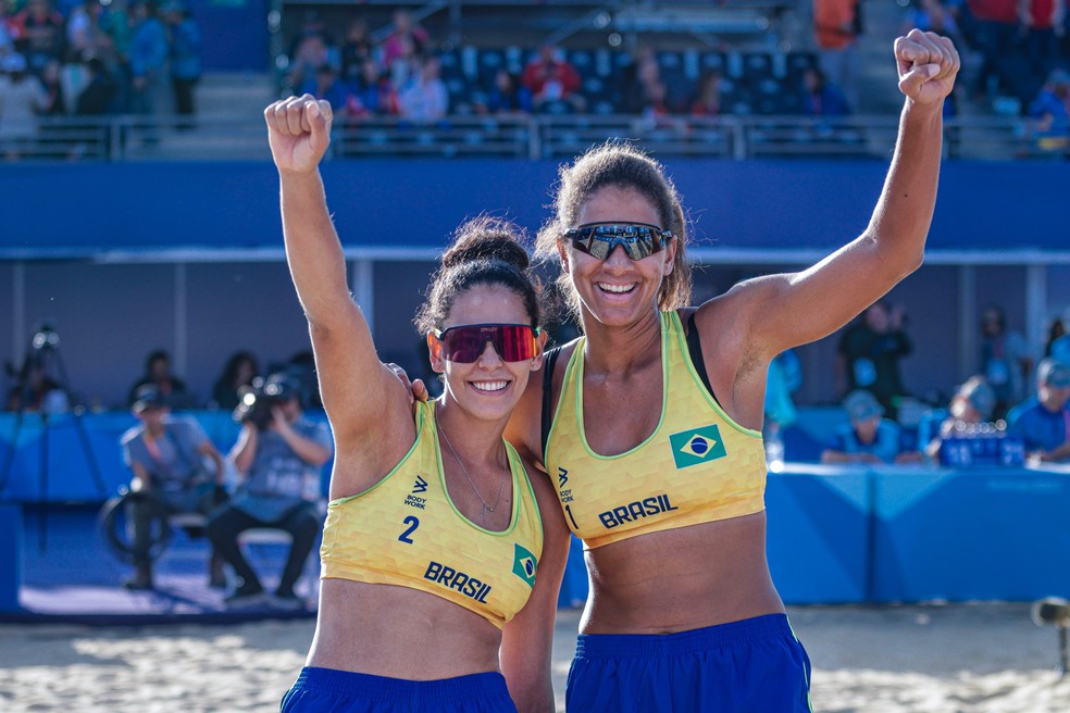 Duda e Ana Patrícia: líderes do ranking mundial — Foto: Wander Roberto/COB @wander_imagem