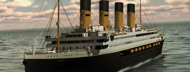 Bilionário australiano espera que obras de Titanic II comecem em 2025 — Foto: Reprodução