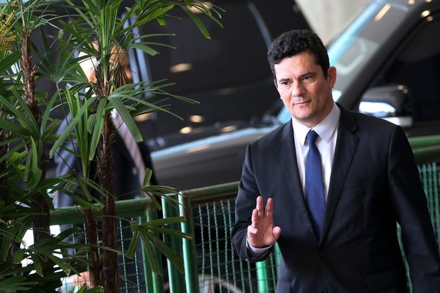 O senador Sergio Moro, alvo de duas ações que pedem a cassação do seu mandato