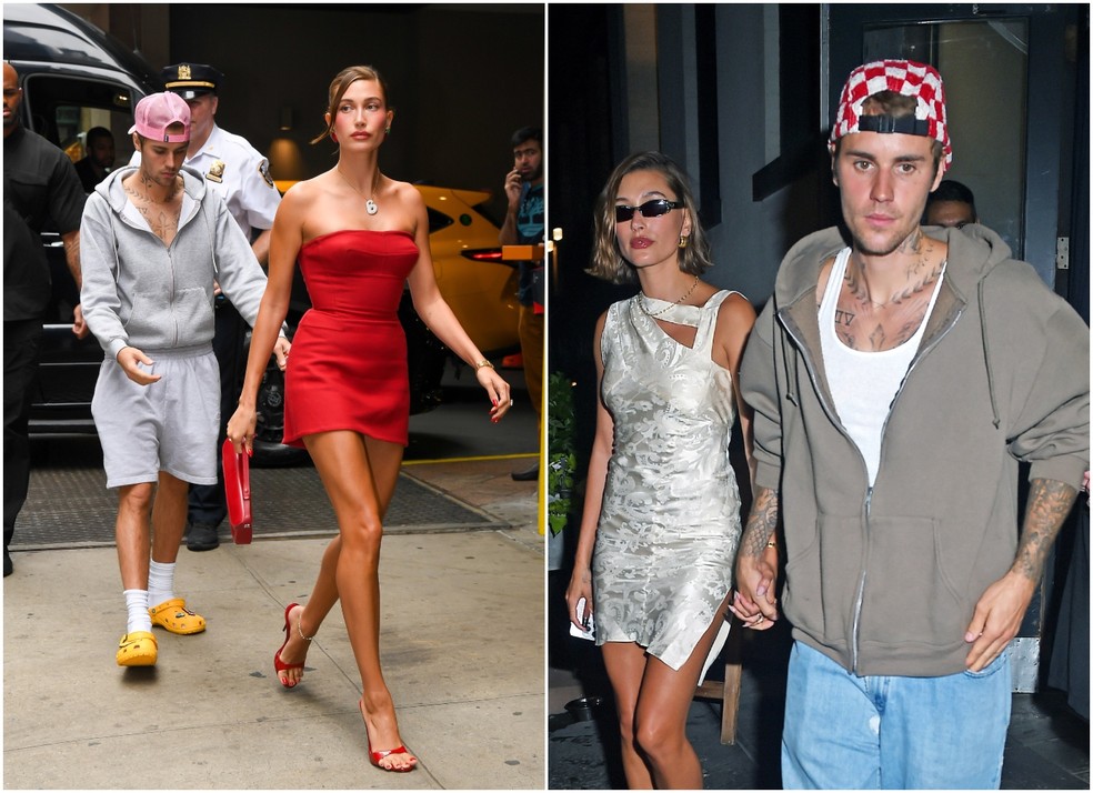 Hailey e Justin Bieber — Foto: Getty Images