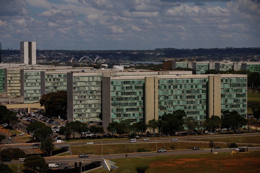 Esplanada dos Ministérios, em Brasília