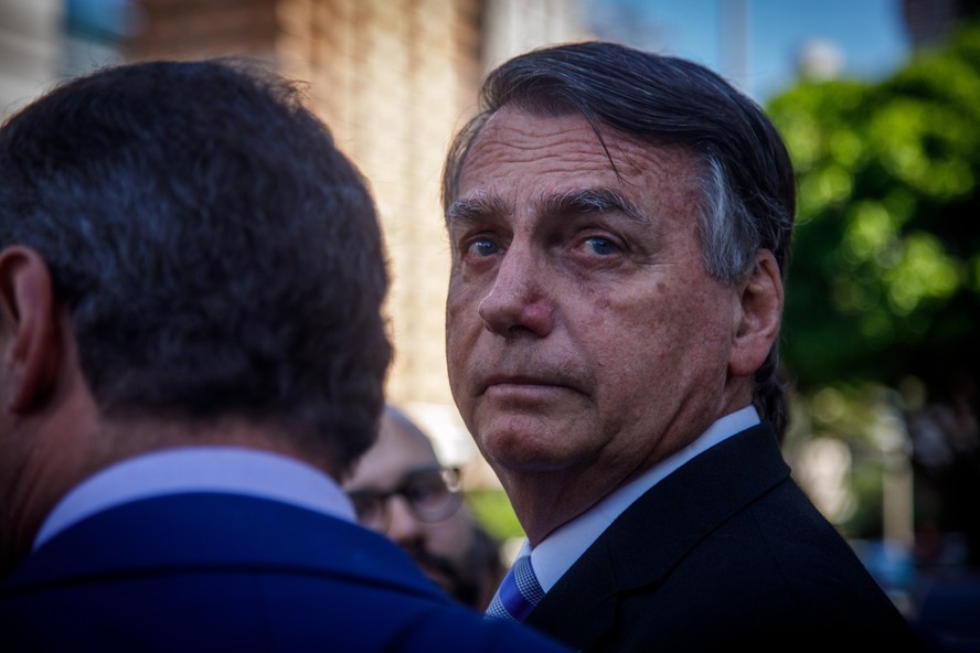 O ex-presidente Jair Bolsonaro