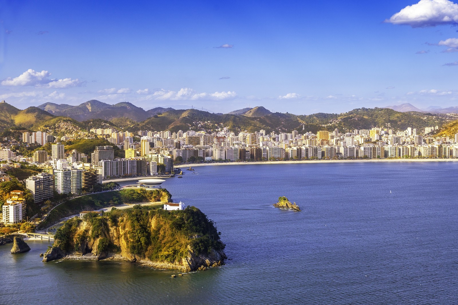 Vista da Baía de Guanabara em Niterói — Foto: Getty Images