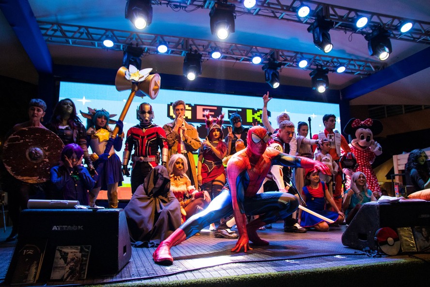 O Geek Town, no Downtown, terá desfile de cosplayers entre as atrações