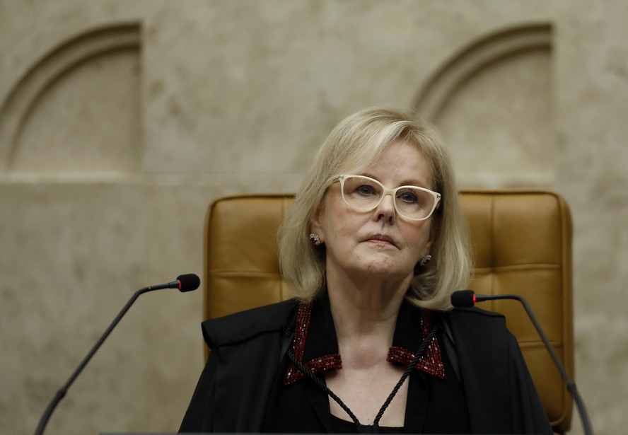 A ministra Rosa Weber. Crítica à baixa presença feminina na cúpula do Judiciário