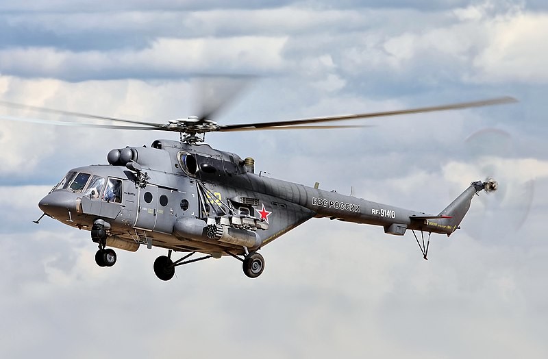 Helicóptero multifunções Mi-17 — Foto: Wikimedia