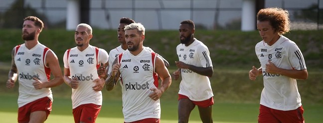 Flamengo se reapresenta para a temporada de 2024 — Foto: Marcelo Cortes / CRF