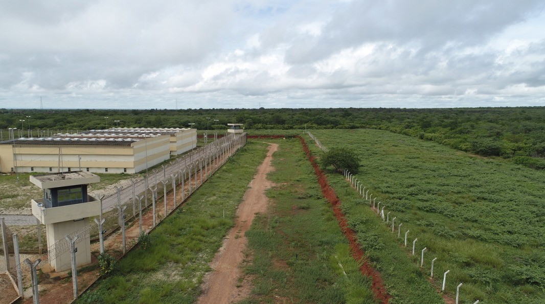 Penitenciária Federal de Mossoró, de segurança máxima — Foto: Reprodução/Senappen