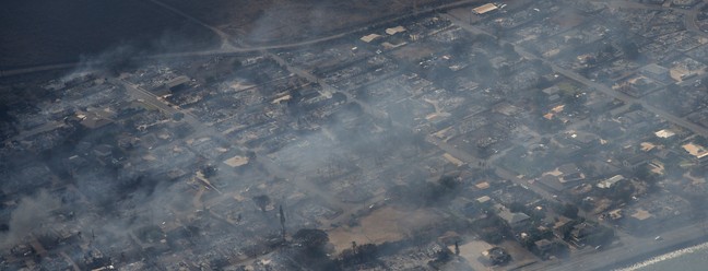 Incêndios no Havaí: pelo menos 36 mortos em chamas na ilha de Maui — Foto: AFP