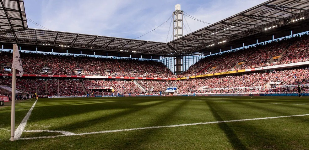 Rheinenergies Stadion vai receber cinco partidas na Eurocopa de 2024 — Foto: Divulgação 1. FC Köln