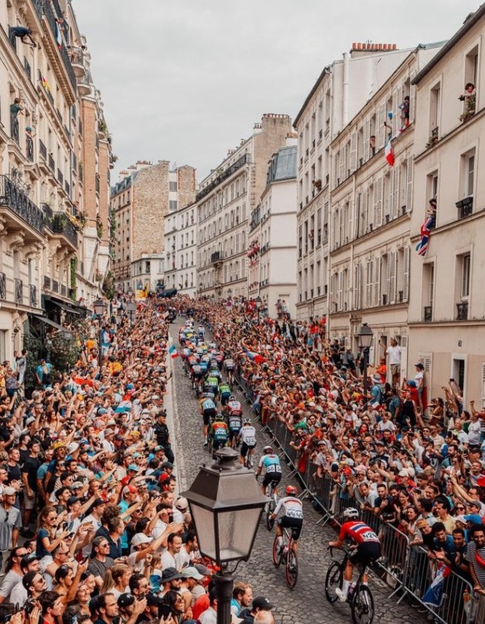 Clique do ciclismo em Paris — Foto: Bilal Aouffen / Paris-2024