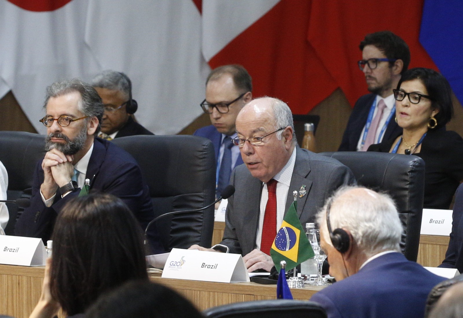 Chanceler brasileiro Mauro Vieira — Foto: Alexandre Cassiano