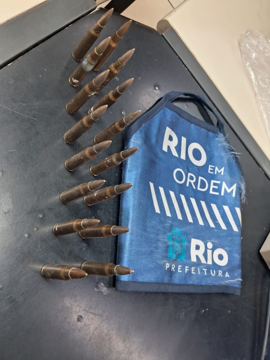 Munições foram encontradas numa rua de Botafogo