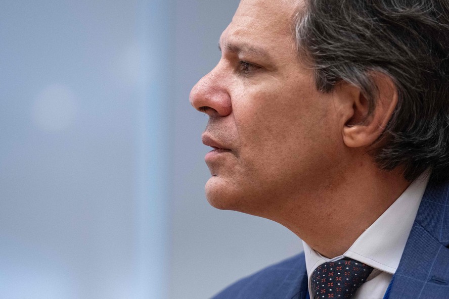 O ministro da Fazenda, Fernando Haddad