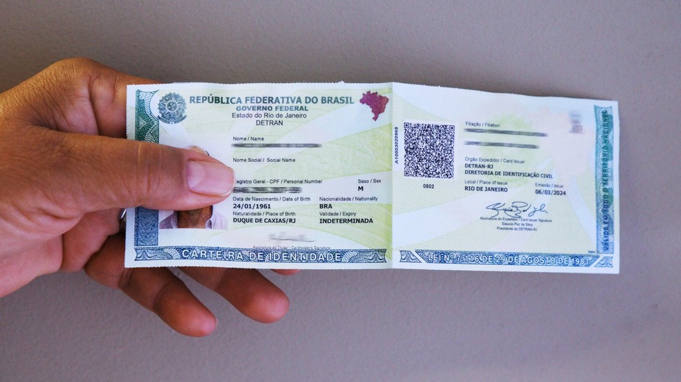 Criado com o objetivo de dificultar fraudes, documento tem CPF como único número de identificação — Foto: Divulgação