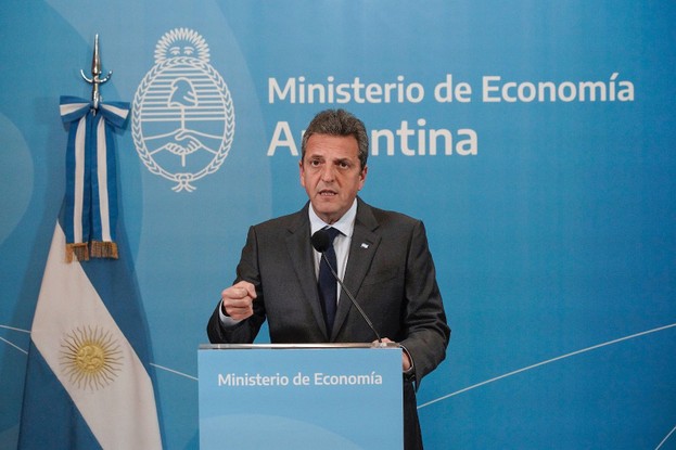 O ministro da Economia da Argentina, Sergio Massa