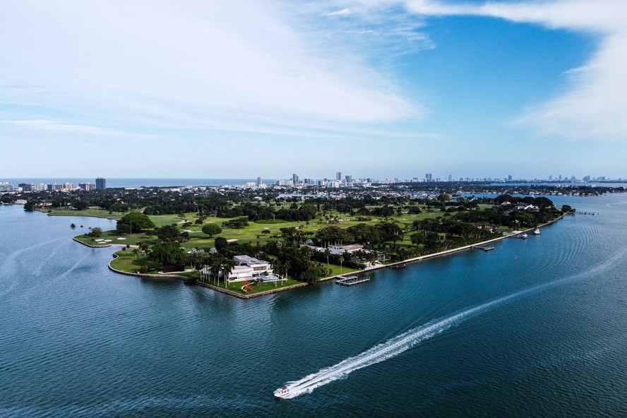 Indian Creek, ilha artificial no sul da Flórida conhecida como o 'bunker dos bilionários'