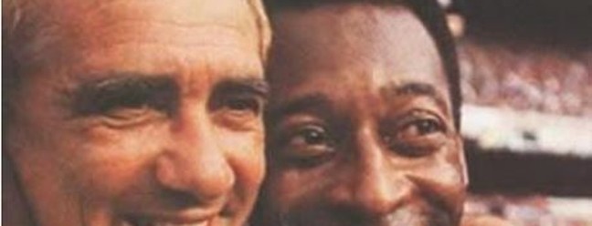 Renato Aragão e Edson Arantes do Nascimento – ou simplesmente Didi e Pelé — Foto: Arquivo