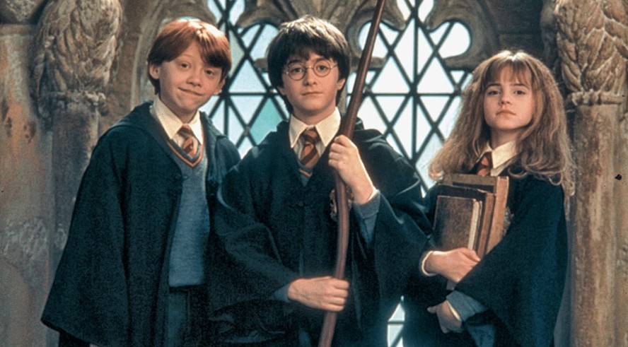 Rupert Grint, Daniel Radcliffe e Emma Watson