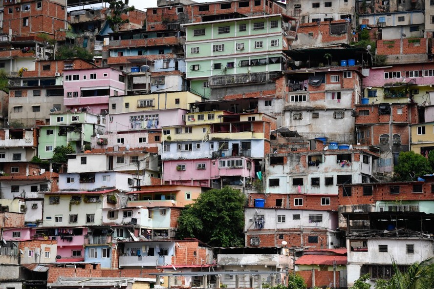 Vista do bairro de Petare, em Caracas, em 30 de julho de 2024