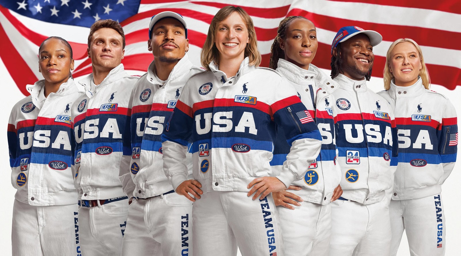 Uniforme dos Estados Unidos, nas Olimpíadas de Paris 2024 — Foto: Reprodução