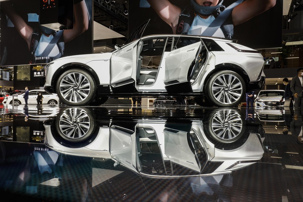 Cadillac Liriq, da GM, lançado no ano passado — Foto: Qilai Shen/Bloomberg