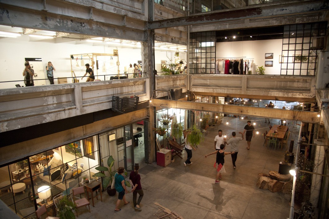 Fábrica Bhering, no Santo Cristo: lojas e ateliers abertos — Foto: Adriana Lorete