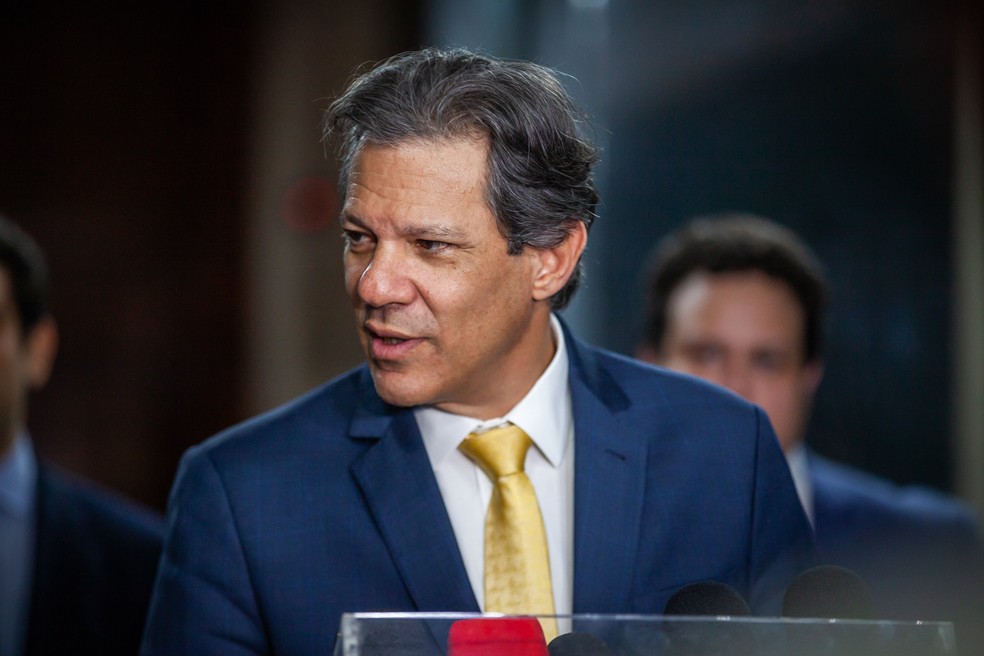 O ministro da Fazenda, Fernando Haddad — Foto: Diogo Zacarias