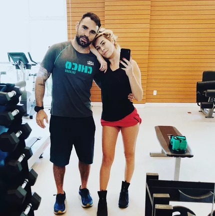 Chico Salgado e Fernanda Paes Leme — Foto: Instagram