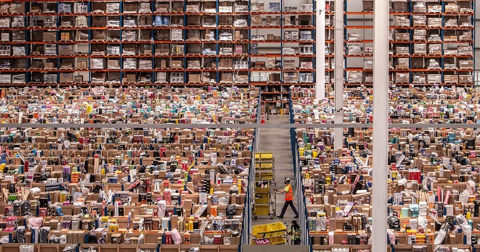 Centro de distribuição do Mercado Livre — Foto: Bloomberg