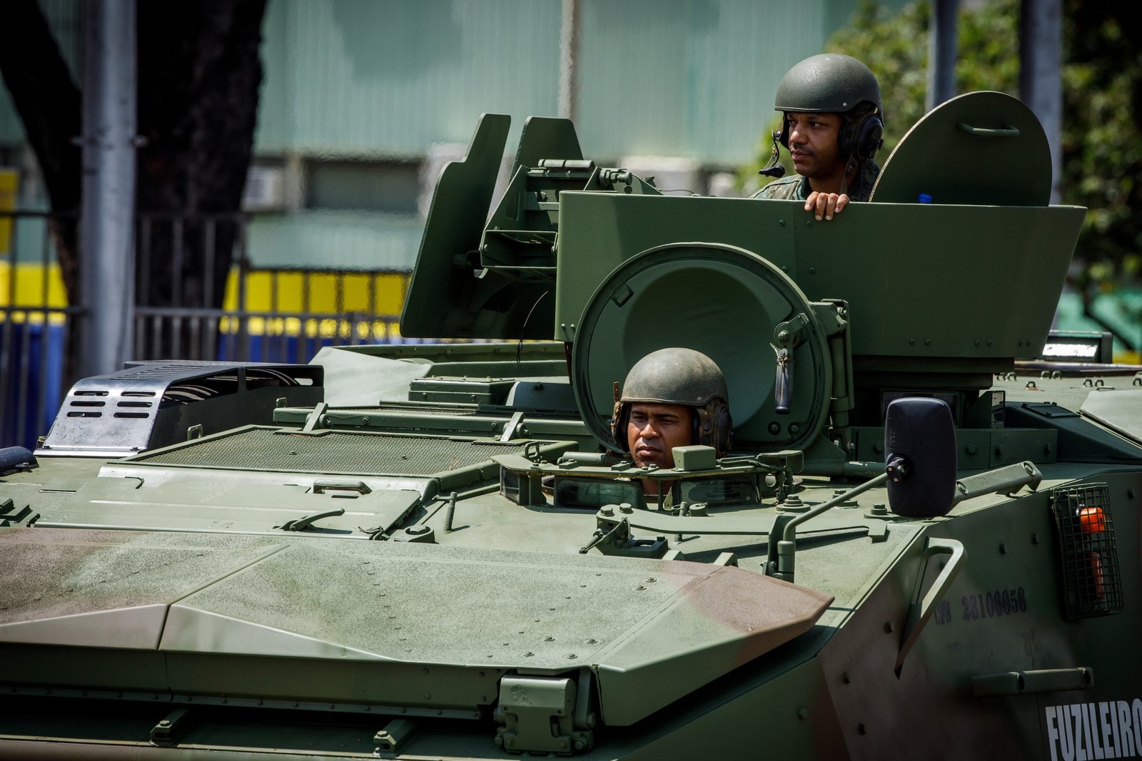 7 de Setembro: militares ensaiam para desfile na Esplanada dos Ministérios, em Brasília. — Foto: Brenno Carvalho/Agência O Globo