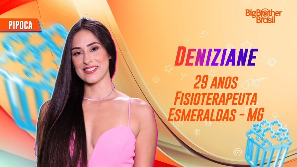 Deniziane, fisioterapeuta, participante do 'BBB 24' — Foto: Divulgação/TV Globo